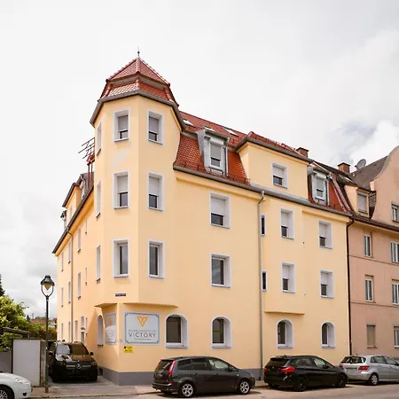 Lägenhetshotell Boardinghouse Victory Augsburg